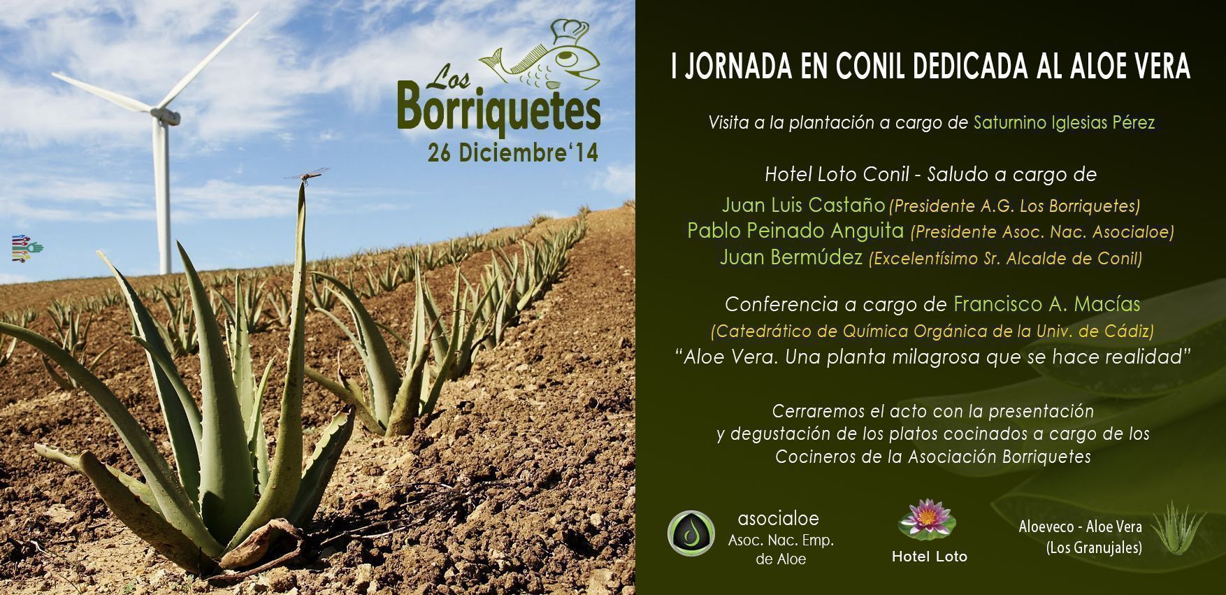 I Jornada dedicada al aloe vera en Conil